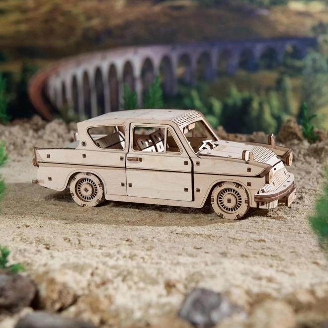 Ugears 3D drewniana mechaniczna układanka Harry Potter Latający Ford Anglia