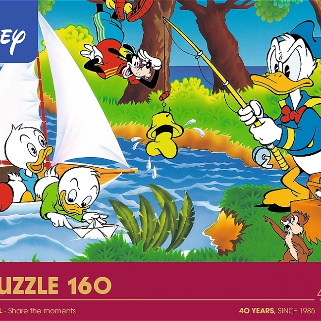 Puzzle Przygoda nad jeziorem 160 elementów