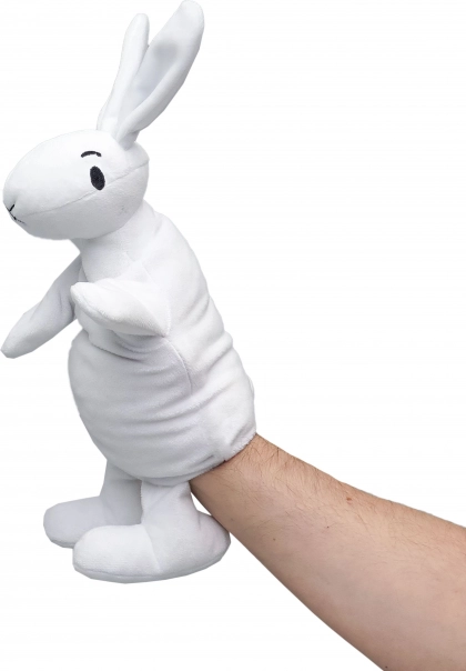 Bob i Bobek pluszowy pacynka Królik Bobek 35 cm