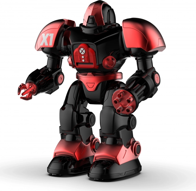 Robot zdalnie sterowany z wyrzutnią dysków