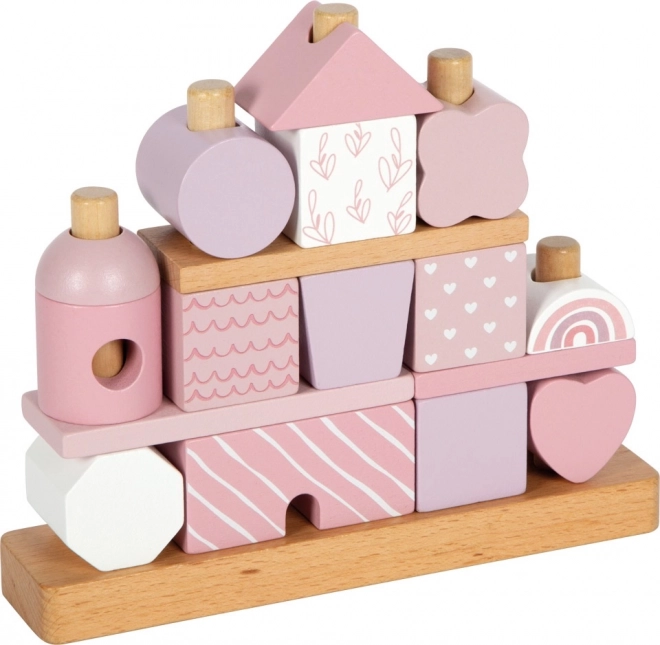 Small Foot Drewniany Stosowany Domek Pastelowy