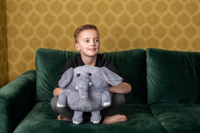 Grzejąca pluszowa poduszka Słoń 3 w 1 od Cozy Noxxiez