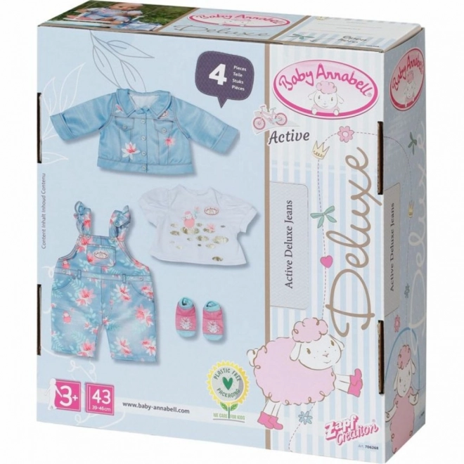 Baby Annabell Deluxe Jeansowe Spodnie dla Lalki