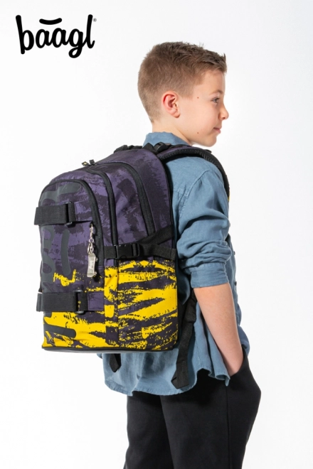 BAAGL Plecak szkolny Skate Dune
