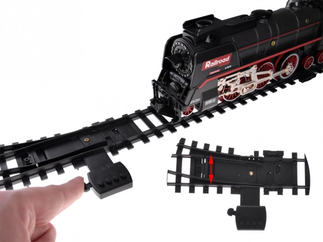 Elektryczny pociąg 185x99cm para się unosi efekt dźwiękowy RC0622