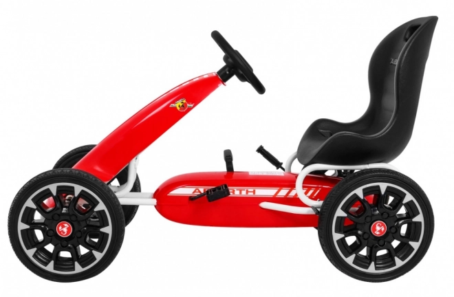 Gokart licencjonowany ABARTH czerwony