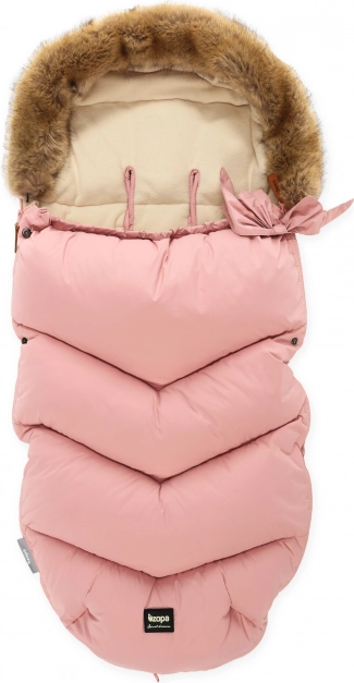 Zimowy śpiworek Fluffy, Stary Róż
