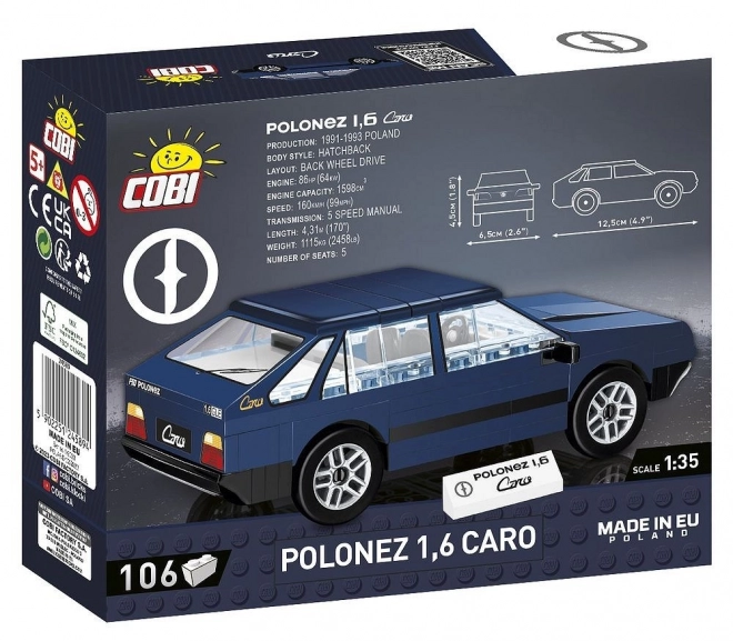 Polonez Caro model z klocków 1:35 od COBI