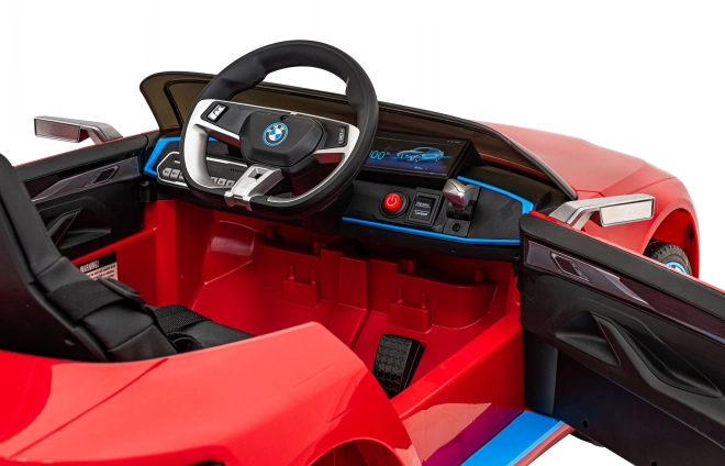 Samochód dziecięcy na baterię BMW i4 – Czerwony