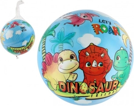dmuchana piłka dinozaurzy przyjaciele 23 cm w siateczce