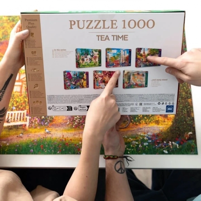 TREFL Puzzle Premium Plus Tea Time: Stacja kolejowa 1000 elementów