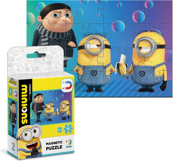 Magnetyczne puzzle Minionki Mały Gru