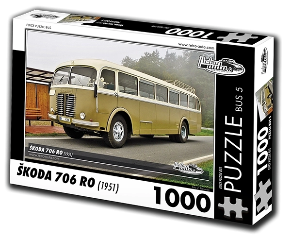 RETRO-AUTA Puzzle Autobus Škoda 706 RO (1951) 1000 elementów