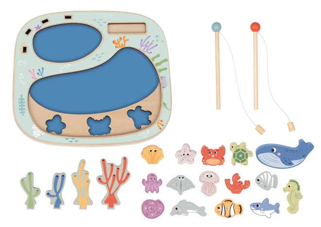 Zabawka wędkarska Tooky Toy Montessori