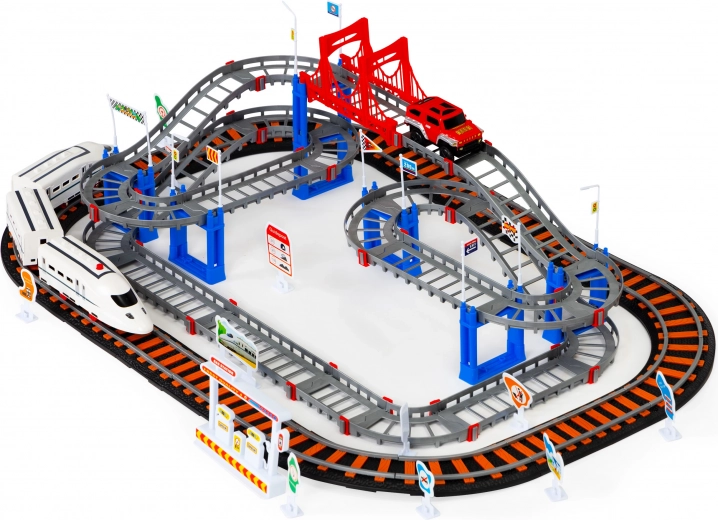 Wielopoziomowe trasy, most i rampy