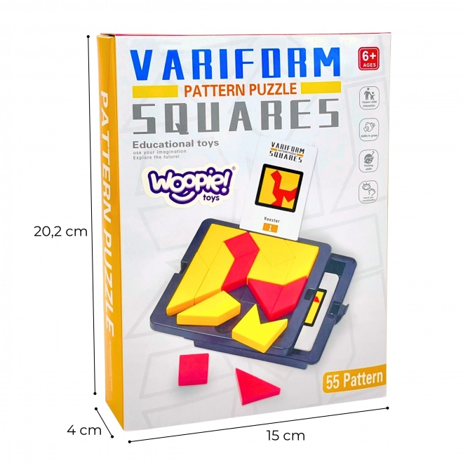 Tangram Logiczna Gra Kieszonkowa od WOOPIE