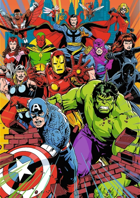 TREFL Puzzle Premium Plus Marvel: Bohaterowie Marvela 1000 elementów