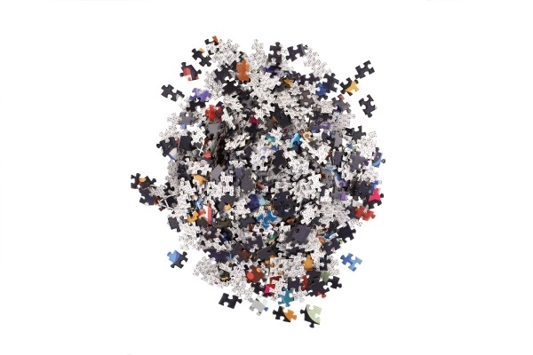 Puzzle okrągłe wszechświat 1000 elementów 65x65cm w pudełku 23x23x5,5cm