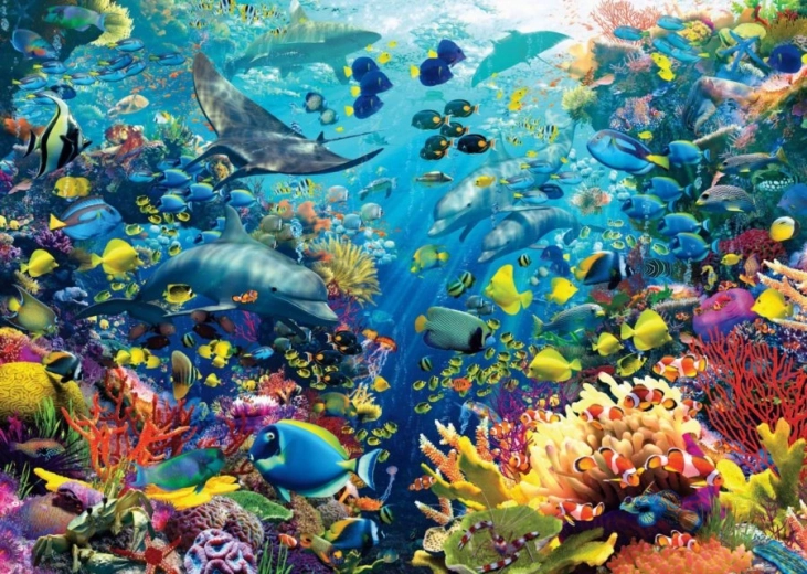 Ravensburger puzzle Podmorski raj 9000 elementów