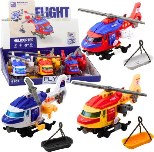 Helikopter ratunkowy z noszami i wciągarką