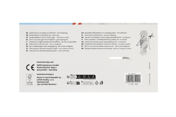 Kolorowa zabawka samochodzik - betoniarka 29 cm