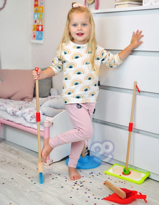 Drewniany zestaw do sprzątania dla dzieci Tooky Toy