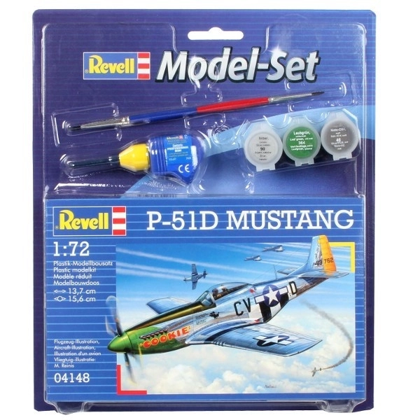 Model samolotu myśliwskiego Revell P-51D Mustang