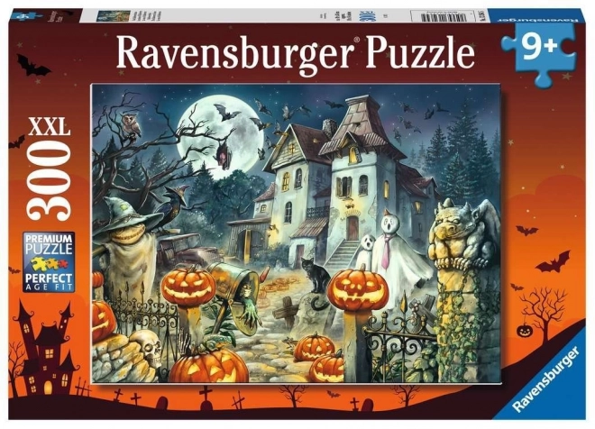 Puzzle Dom Halloweenowy 300 kawałków Ravensburger