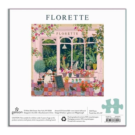 Puzzle Florette od Galison 500 elementów