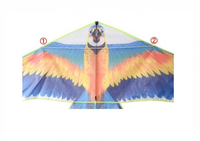 Duży smok ptak długi ogon wstęgi kolorowy papuga 250cm x 140cm