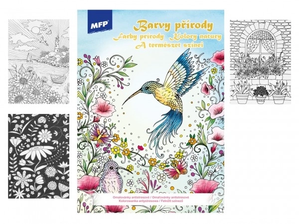 Antystresowe kolorowanki Barwy natury 21x29cm