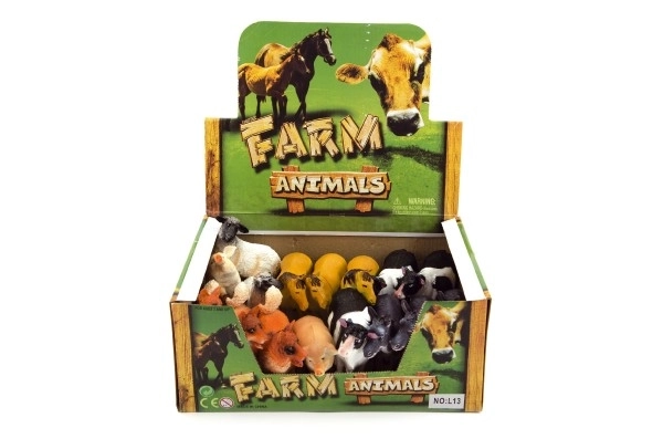 Zwierzątka domowe farma plastik 11cm mix rodzajów - 1szt