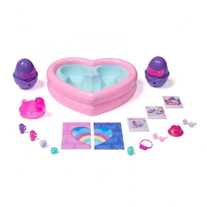 Zwierzątka Hatchimals na basenową imprezę