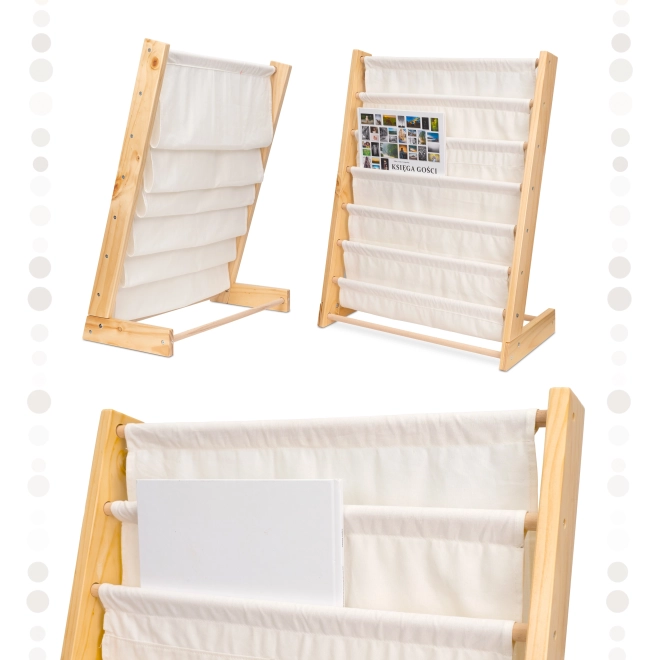 Dziecięca stojąca biblioteczka - 79 cm