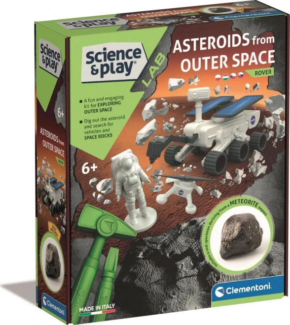 CLEMENTONI Science&Play Laboratorium: Zestaw badawczy NASA z asteroidą