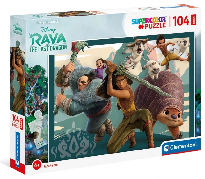 Puzzle Raya i smok MAXI 104 elementów Clementoni