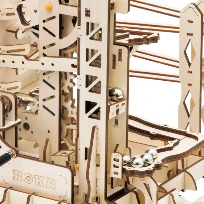 Tor wyścigowy Marble Explorer - 3D drewniana konstrukcja