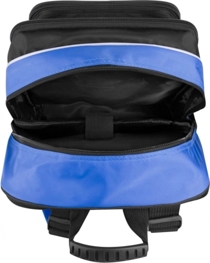 Sprytna organizacja wnętrza i kieszeń na laptop 15"