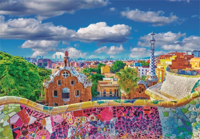 Puzzle 1000 elementów Park Güell Barcelona