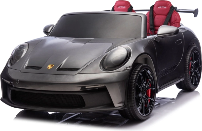 Lakierowany dwuosobowy elektryczny samochód dla dzieci PORSCHE 911 GT3, licencjonowany