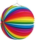 Lampion tęczowy 25 cm