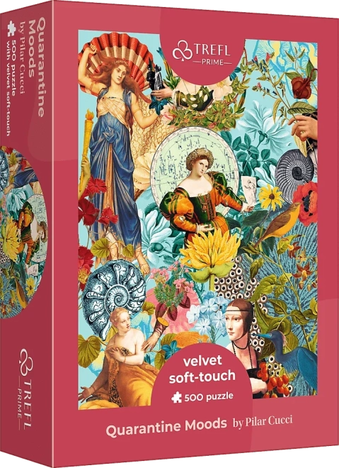 Puzzle TREFL Velvet Soft Touch: Nastroje nastroje kwarantannie, 500 elementów