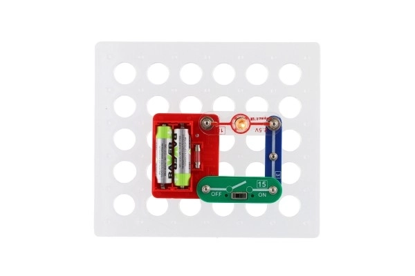 Tajemnice elektroniki 80 eksperymentów mini na baterie w pudełku 24x18x4cm od 6 lat