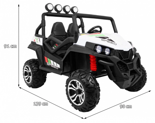 Dziecięcy elektryczny samochodzik 4x4 z pilotem i MP3