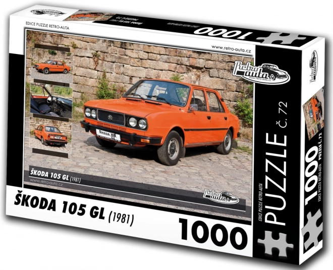 Puzzle Škoda 105 GL 1981 - 1000 elementów