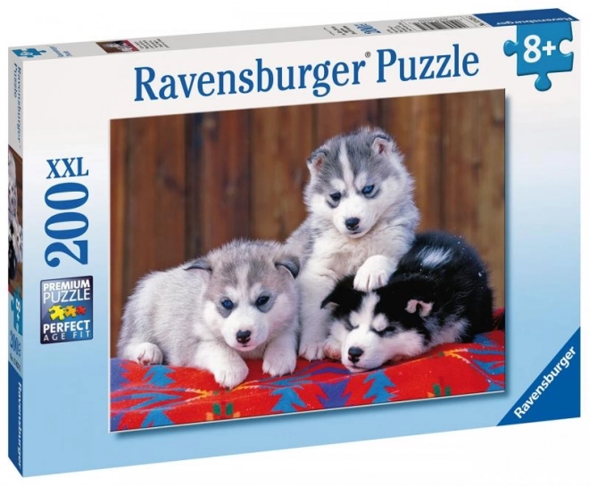 Puzzle Szczenięta Husky od Ravensburger