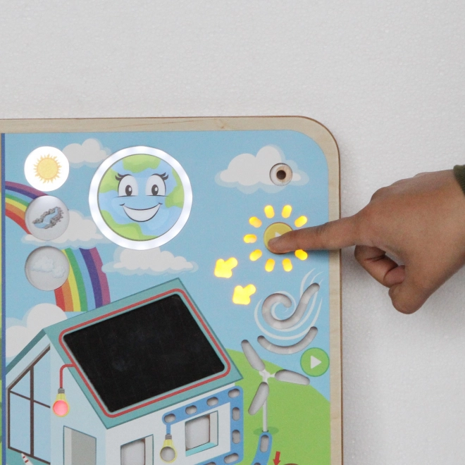 Edukująca Tablica Energia Odnawialna i Nieodnawialna Masterkidz Montessori