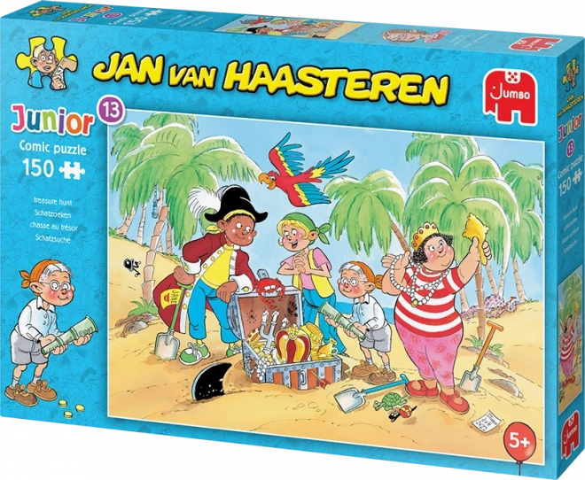 JUMBO Puzzle JvH Junior 13: Polowanie na skarb 150 części
