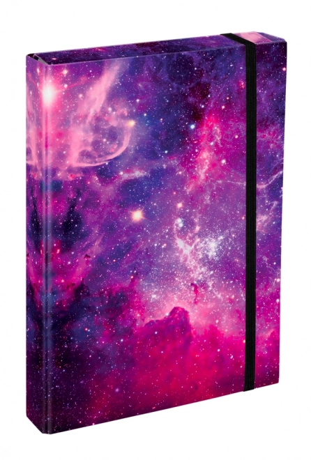 BAAGL Teczki na zeszyty szkolne A4 Jumbo Galaxy