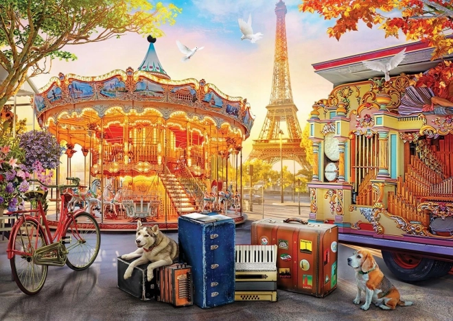 Puzzle Lunapark w Paryżu 2000 elementów